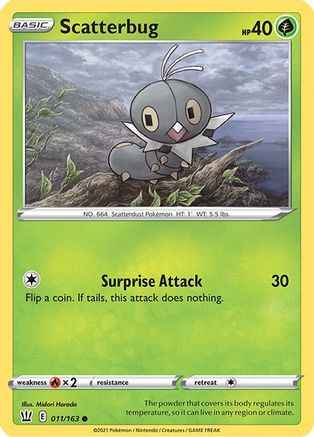 Scatterbug 011/163 - SWSH05 Battle Styles