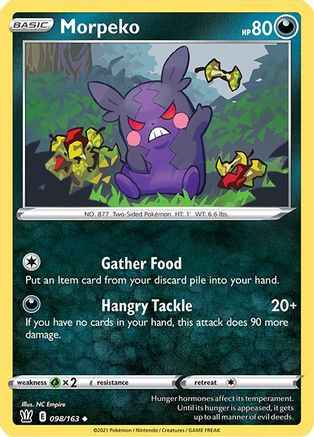 Morpeko 098/163 - SWSH05 Battle Styles Reverse Holofoil