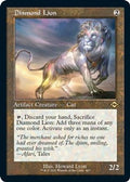 Diamond Lion (Retro Frame) (Foil Etched) (MH2-427) - Modern Horizons 2 Foil
