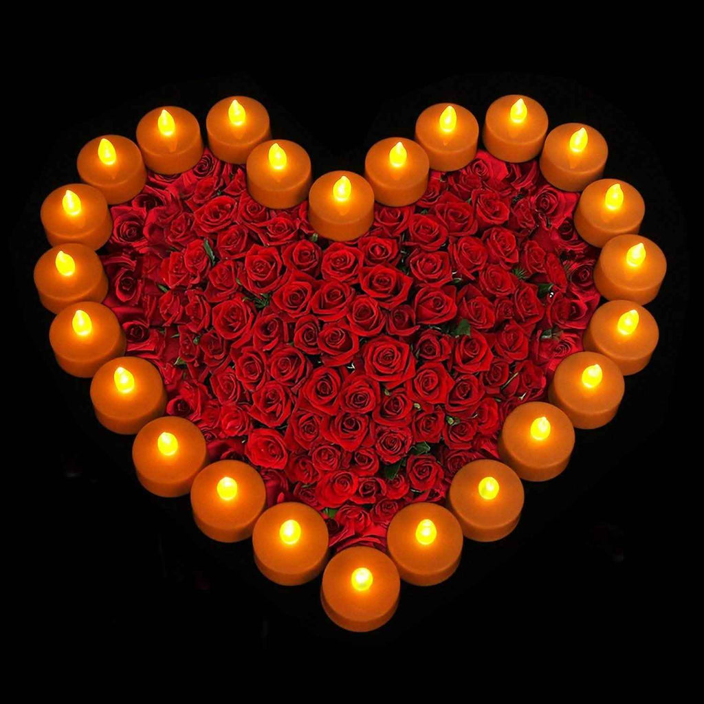 24-Piece: Flameless LED Tealight Candles