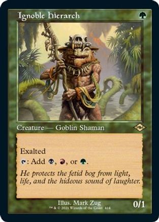 Ignoble Hierarch (Retro Frame) (Foil Etched) (MH2-414) - Modern Horizons 2 Foil