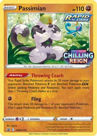 Passimian (Prerelease) SWSH115/307 - SWSH Sword & Shield Promo Cards Holofoil
