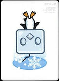 Pokemon Japanese Taruka Playing Card - Eiscue with Reading Card