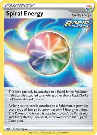Spiral Energy 159/198 - SWSH06 Chilling Reign
