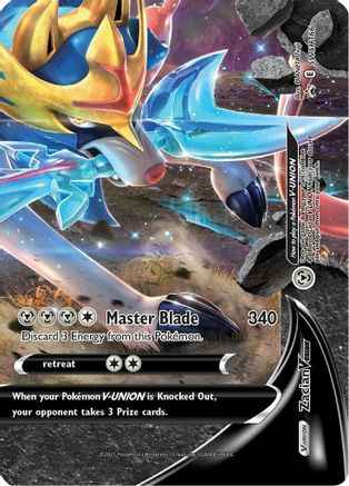 Zacian V-UNION SWSH166/307 - SWSH Sword & Shield Promo Cards Holofoil
