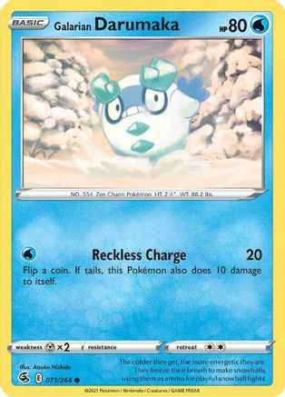 Galarian Darumaka 071/264 - SWSH08 Fusion Strike