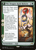 The Dragon-Kami Reborn // Dragon-Kami's Egg (NEO-181) - Kamigawa: Neon Dynasty: (fandfc, enchantment)