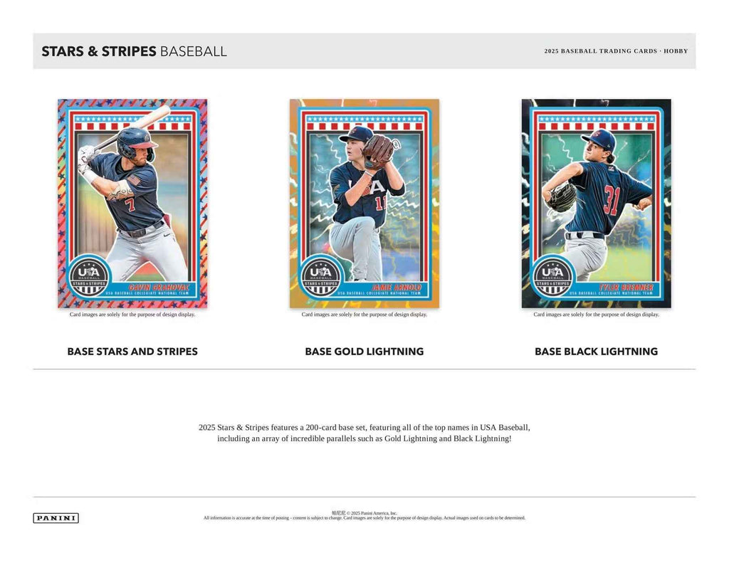 2025 Panini USA Stars & Stripes Baseball Hobby Box