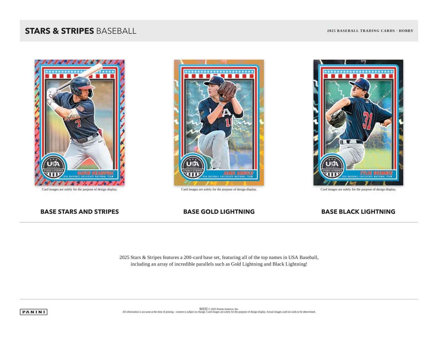 2025 Panini USA Stars & Stripes Baseball Hobby Box