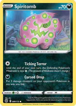 Spiritomb 089/172 - SWSH09 Brilliant Stars