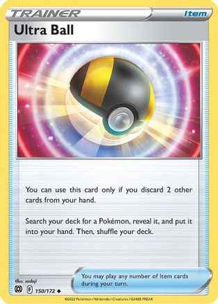 Ultra Ball 150/172 - SWSH09 Brilliant Stars Reverse Holofoil