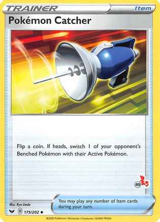 Pokemon Catcher (# Cinderace Stamped) 175/202 - Battle Academy 2022