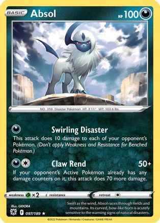 Absol 097/189 - SWSH10 Astral Radiance Holofoil