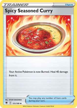 Spicy Seasoned Curry 151/189 - SWSH10 Astral Radiance Reverse Holofoil