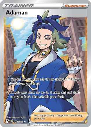 Adaman (Full Art) 181/189 - SWSH10 Astral Radiance Holofoil