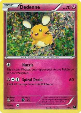 Dedenne 010/12 - McDonalds Promos 2016 Holofoil