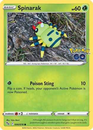 Spinarak 006/078 - Pokemon GO
