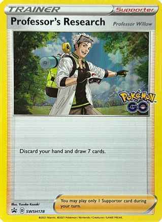 Professor's Research SWSH178/307 - SWSH Sword & Shield Promo Cards Holofoil