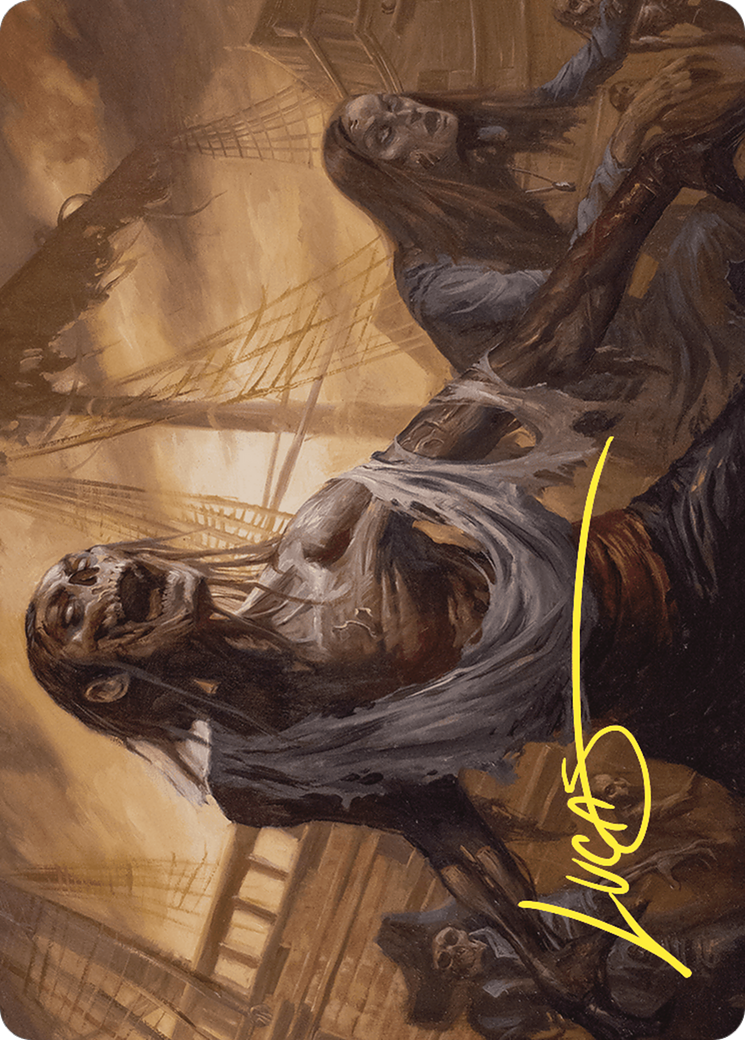 Rise from the Tides Art Card (Gold-Stamped Signature) (ASCMM-011) - Commander Masters Art Series (Borderless)