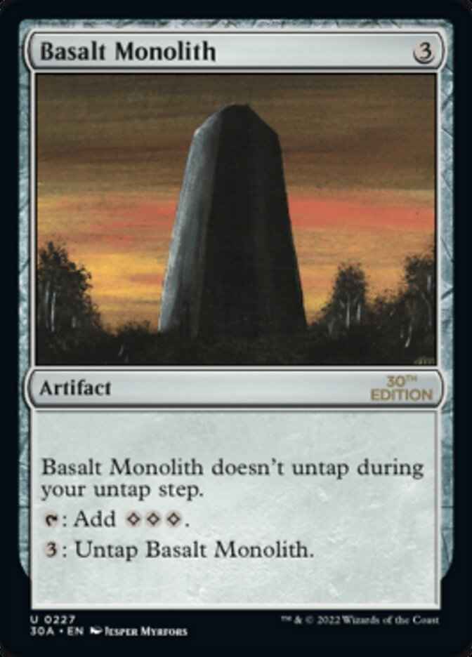 Basalt Monolith (30A-227) - 30th Anniversary Edition