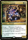 Siegehorn Ceratops (PPM20-171P) - Rivals of Ixalan Promos