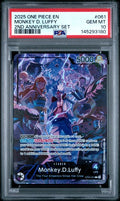 Monkey.D.Luffy 2nd Anniversary Set Promo OP09-061 PSA 10