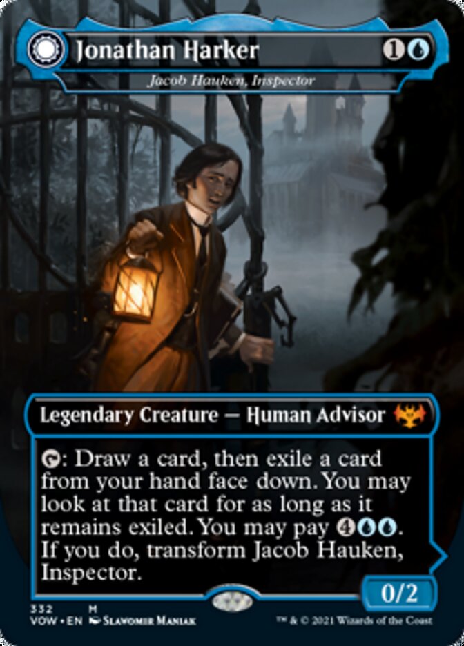 Jacob Hauken, Inspector // Hauken's Insight (VOW-332) - Innistrad: Crimson Vow: (Double Faced Transform) (Borderless)