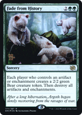 Fade from History (PRE-177) - The Brothers' War Promos Foil