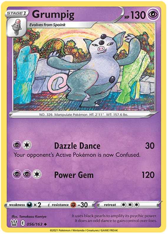 Grumpig (056/163) [Sword & Shield: Battle Styles]