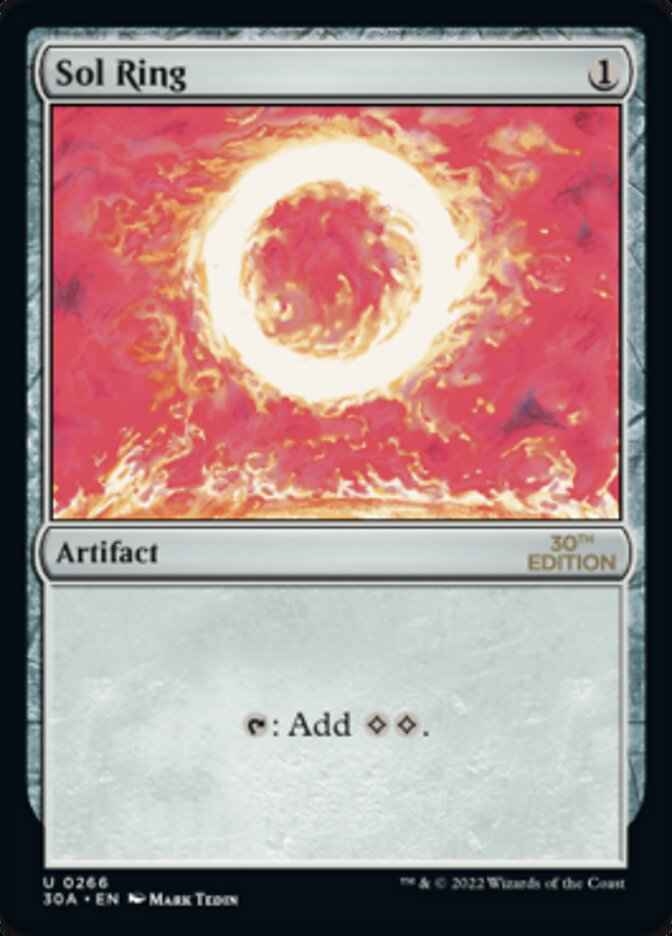 Sol Ring (30A-131) - 30th Anniversary Edition
