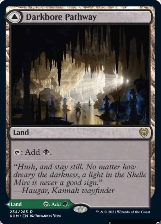 Darkbore Pathway // Slitherbore Pathway (KHM-254) - Kaldheim