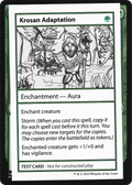 Krosan Adaptation (CMB1-080) - Mystery Booster Playtest Cards 2021