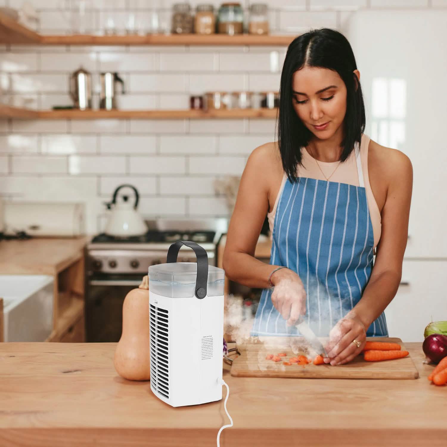 4-in-1 Evaporative Air Cooler Water Mist Cooling Fan