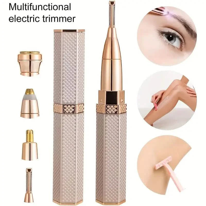 4-in-1 Facial Electric Shaver for Women