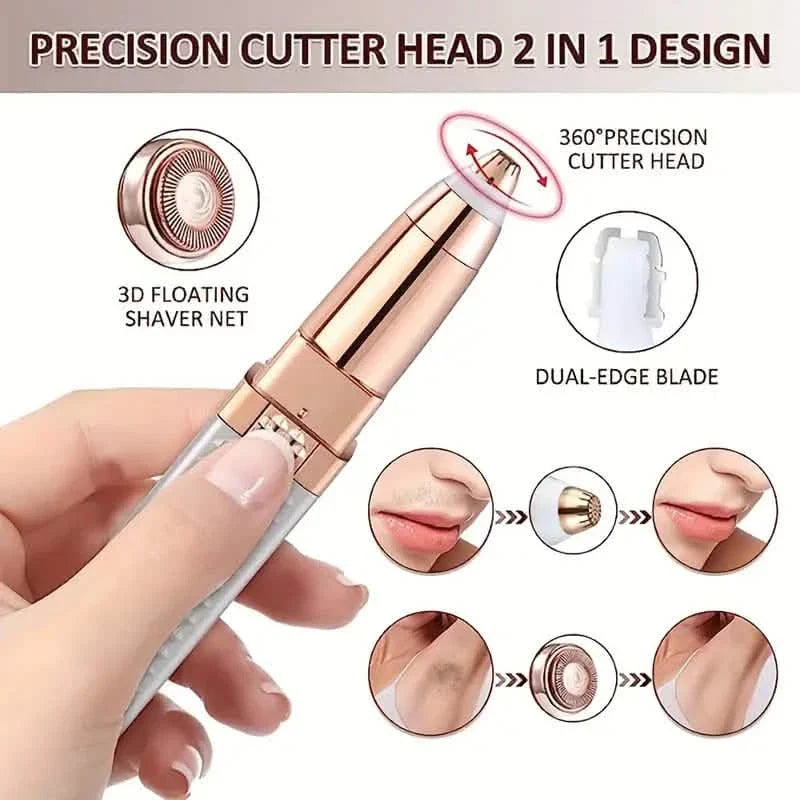 4-in-1 Facial Electric Shaver for Women