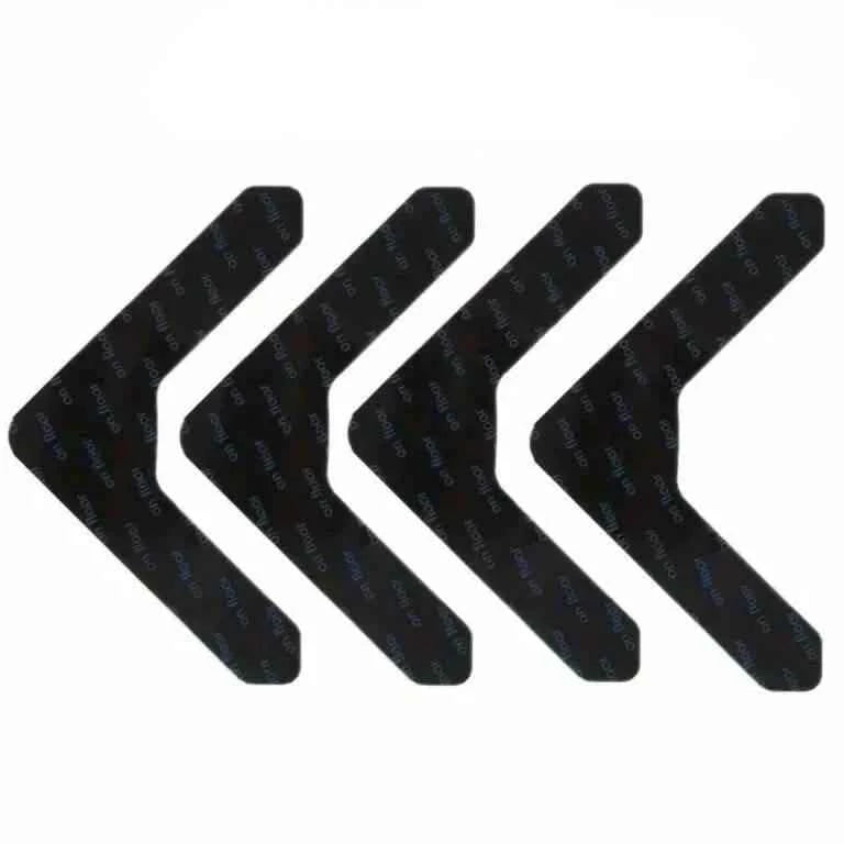 4-Pack: Reusable Non-Slip Carpet Rug Stickers