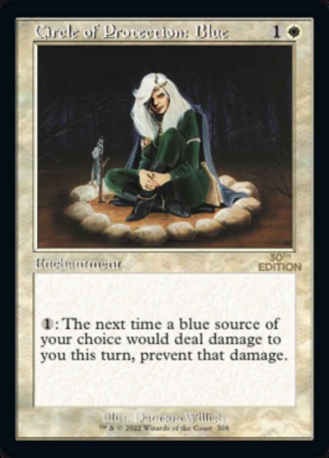 Circle of Protection: Blue (Retro Frame) (30A-308) - 30th Anniversary Edition