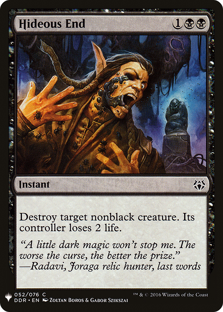 Hideous End (LIST-DDR-52) - The List