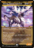 Hinata, Dawn-Crowned (NEO-398) - Kamigawa: Neon Dynasty: (Showcase)