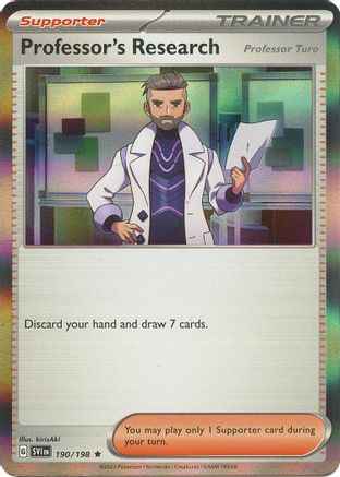 Professor's Research 190/198 - SV01 Scarlet & Violet Base Set Reverse Holofoil