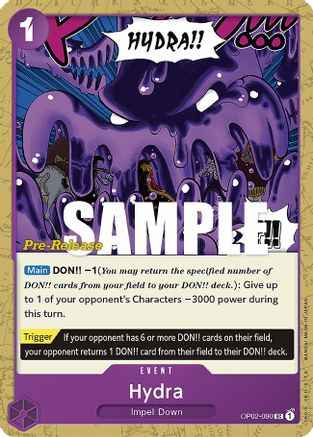 Hydra (OP02-090) - Paramount War Pre-Release Cards