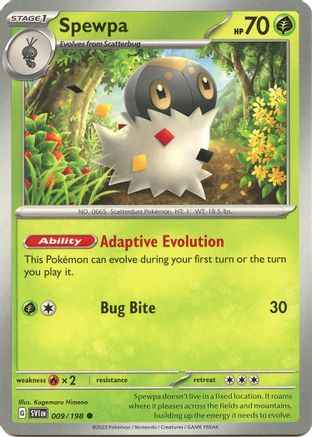 Spewpa 009/198 - SV01 Scarlet & Violet Base Set