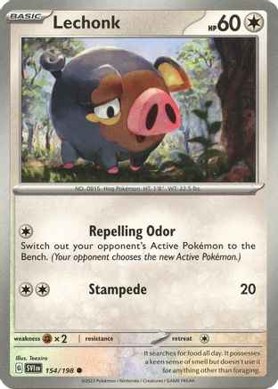 Lechonk 154/198 - SV01 Scarlet & Violet Base Set