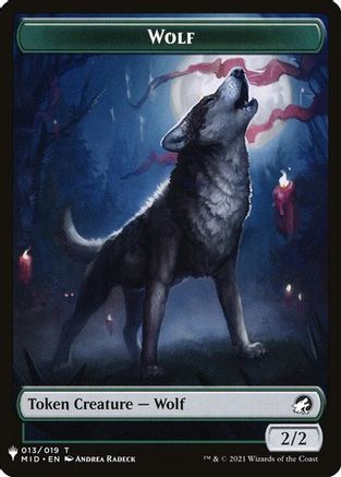 Wolf // Soldier Double-Sided Token (LIST-13 // 2) - The List Reprints