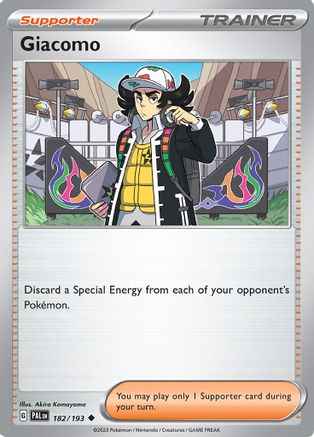 Giacomo 182/193 - SV02 Paldea Evolved
