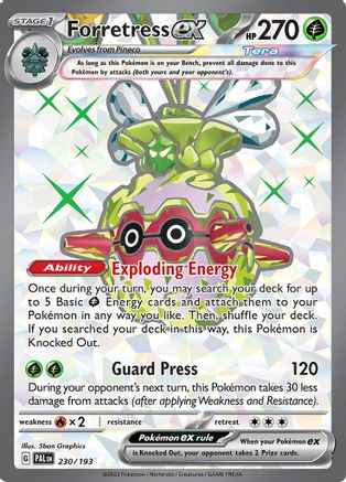 Forretress ex 230/193 - SV02 Paldea Evolved Holofoil