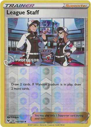 League Staff 153 - Professor Program Promos Reverse Holofoil