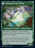 Azusa's Many Journeys // Likeness of the Seeker (NEO-172) - Kamigawa: Neon Dynasty: (fandfc, enchantment) Foil