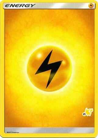 Lightning Energy (Pikachu Stamp #21) [Battle Academy 2020]