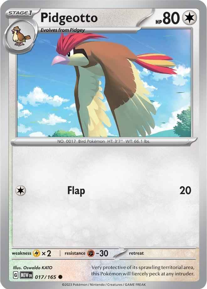 Pidgeotto (017/165) Scarlet & Violet: 151